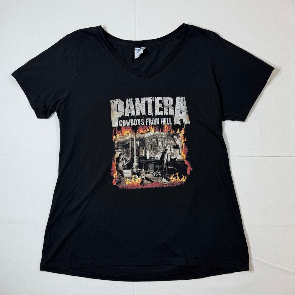 Pantera “Cowboys From Hell” Women’s XL Graphic Tee – 100% Cotton